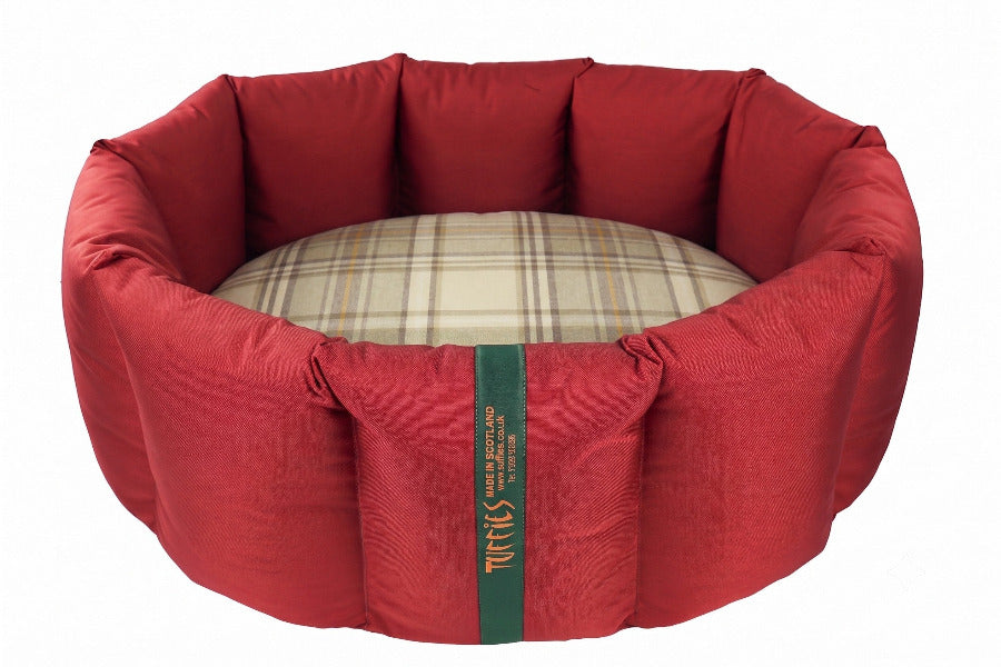 (Full Nest Dark Red with Sprigs)