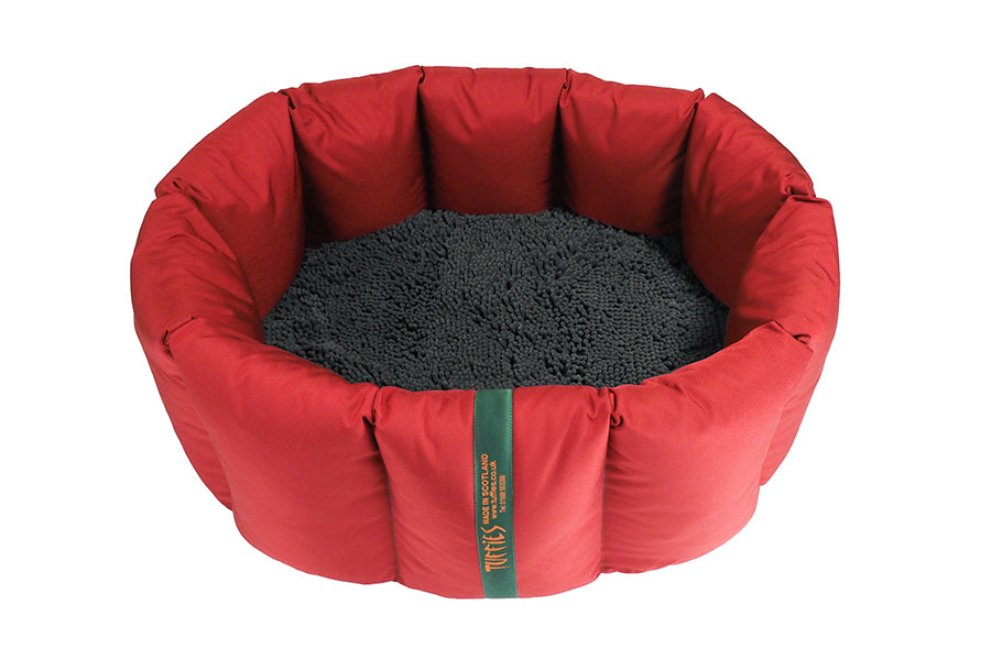 (Full Nest Dark Red with Grey Dog Dryer)