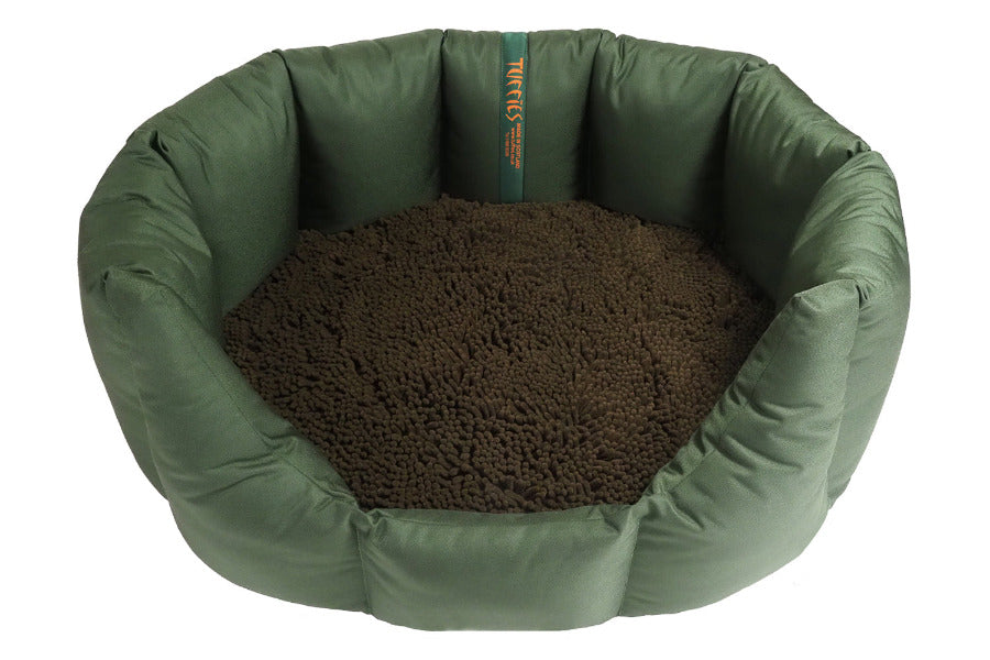 (Easy Access Dark Olive with Brown Dog Dryer)
