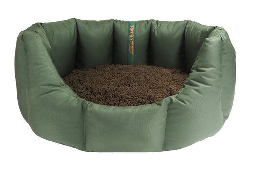 (Easy Access Dark Olive with Brown Dog Dryer)
