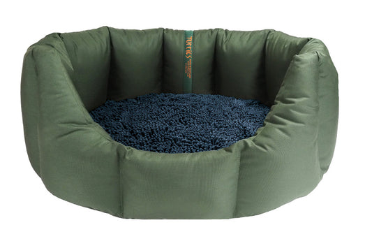 (Easy Access Dark Olive with Navy Dog Dryer)