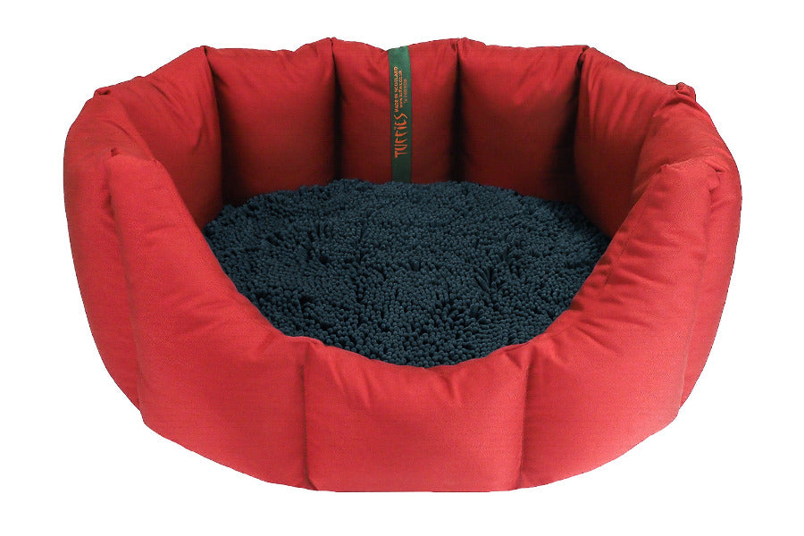 (Easy Access Dark Red with Navy Dog Dryer)