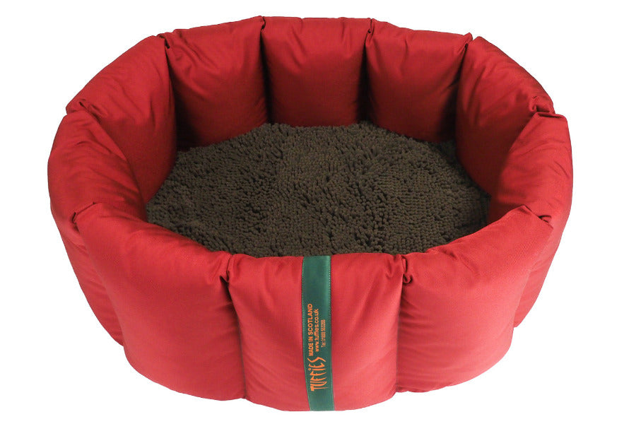 (Full Nest Dark Red with Brown Dog Dryer)