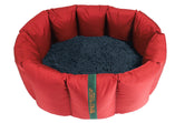 (Full Nest Dark Red with Navy Dog Dryer)