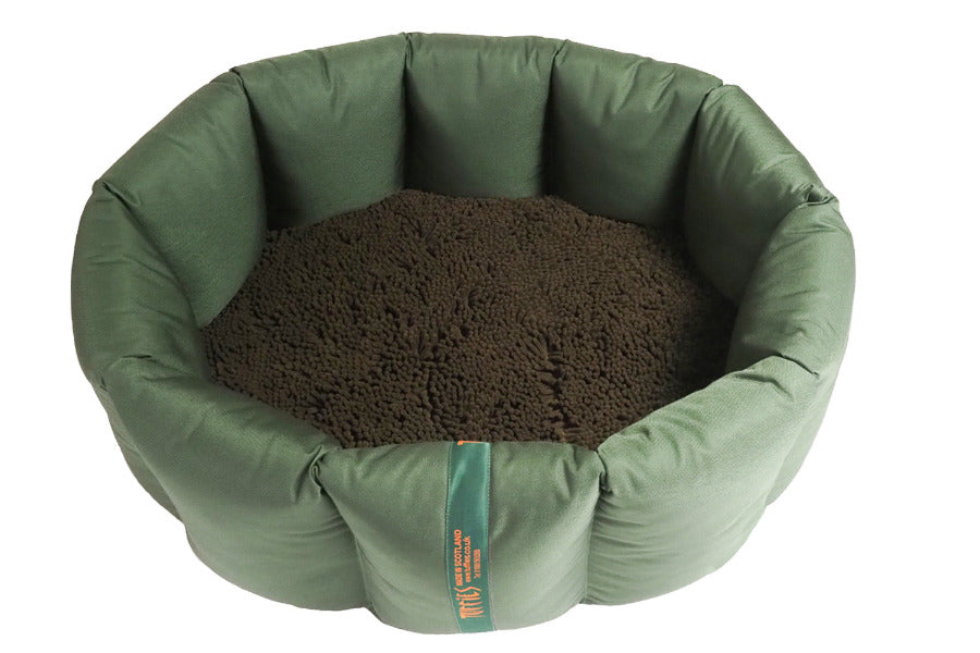 (Full Nest Dark Olive with Brown Dog Dryer)