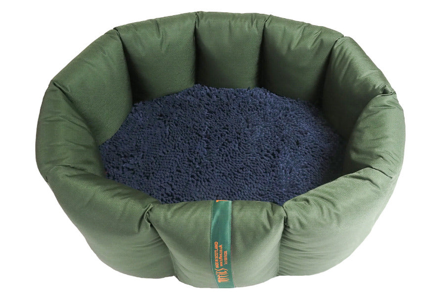 (Full Nest Dark Olive with Navy Dog Dryer)