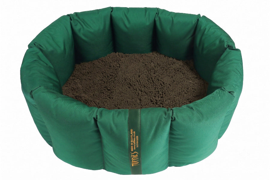 (Full Nest Emerald Green with Brown Dog Dryer)