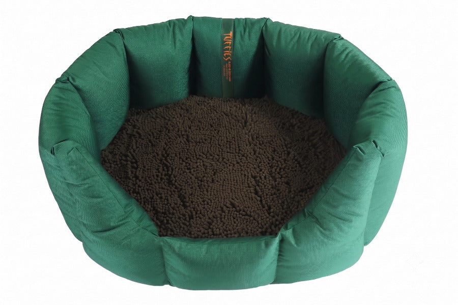 (Easy Access Emerald Green with Brown Dog Dryer)