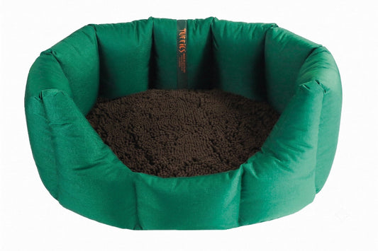 (Easy Access Emerald Green with Brown Dog Dryer)