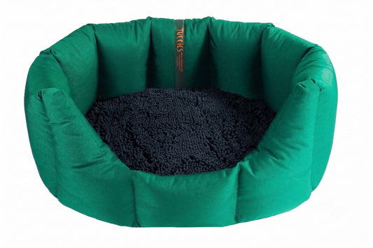 (Easy Access Emerald Green with Navy Dog Dryer)