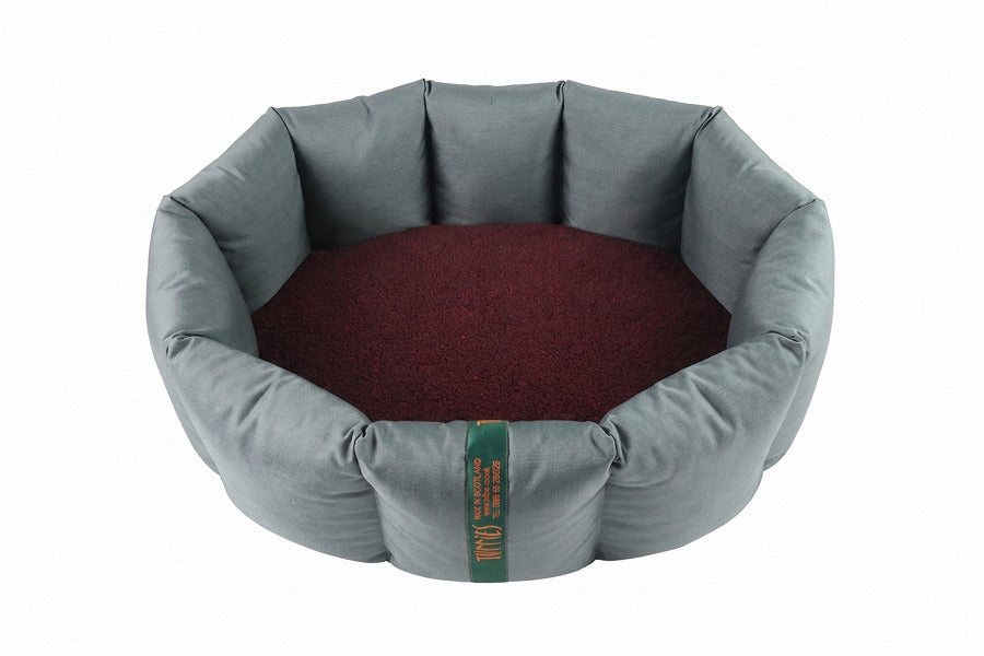 (Full Nest Grey with Burgundy)