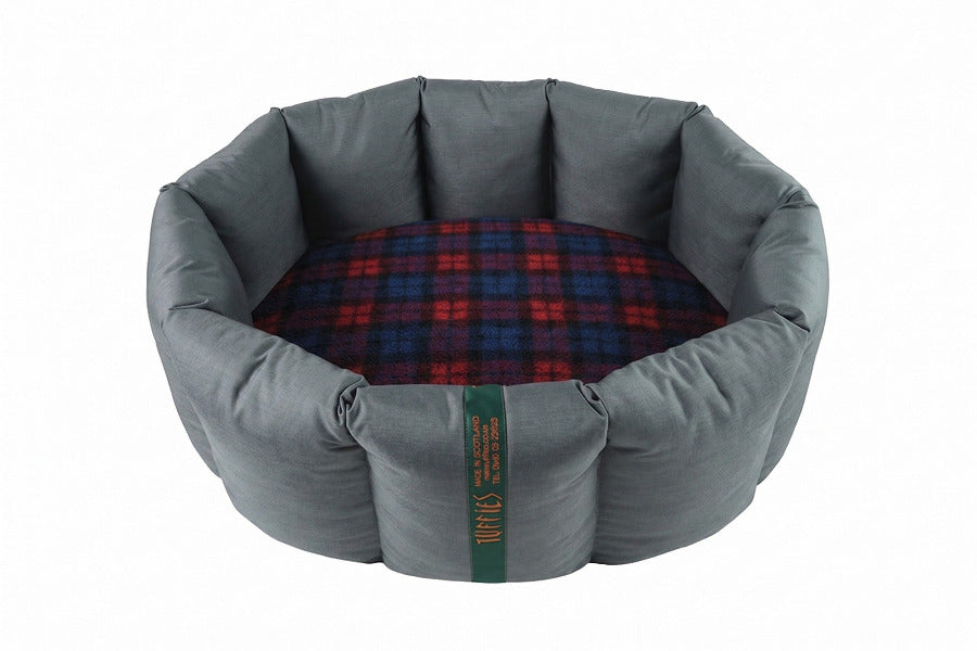 (Full Nest Grey with Red Tartan)