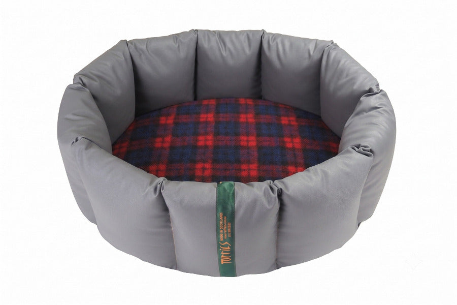 (Full Nest Grey with Red Tartan)