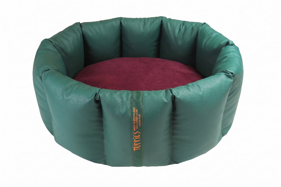(Full Nest Green with Burgundy)