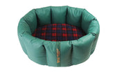 (Full Nest Green with Red Tartan)