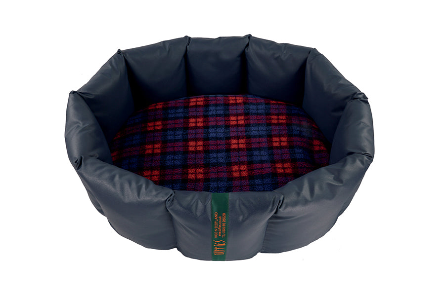 (Full Nest Navy with Red Tartan)