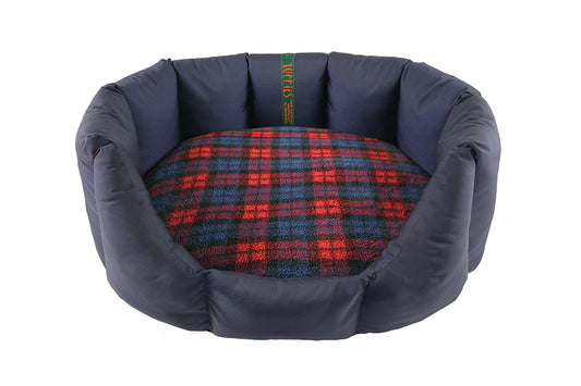 (Easy Access Navy with Red Tartan)