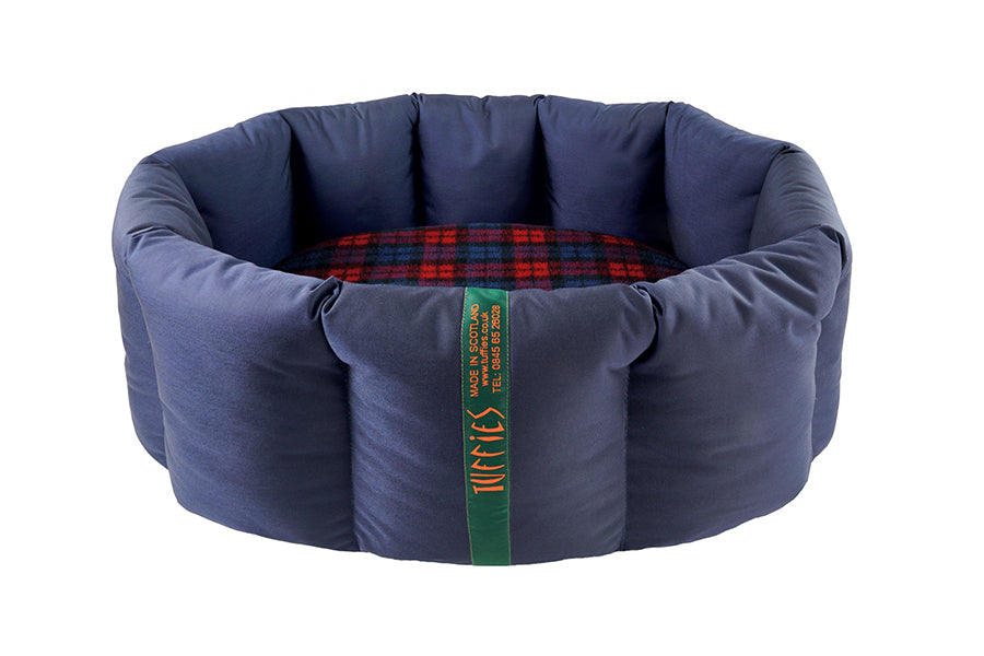 (Full Nest Navy with Red Tartan)