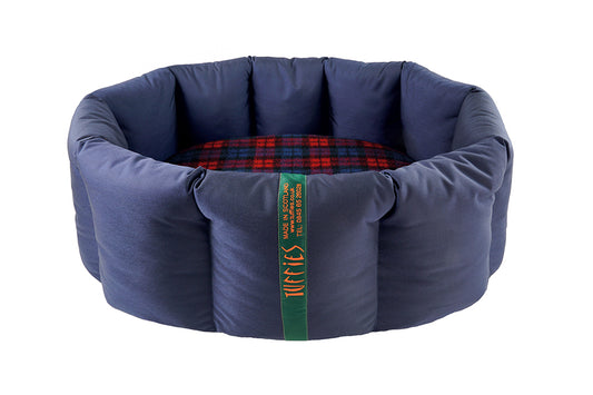 (Full Nest Navy with Red Tartan)