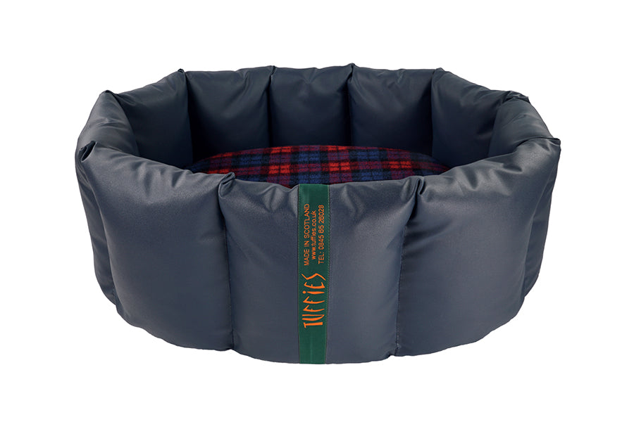 (Full Nest Navy with Red Tartan)