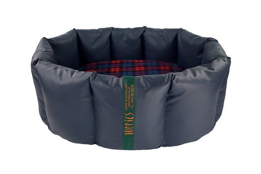 (Full Nest Navy with Red Tartan)