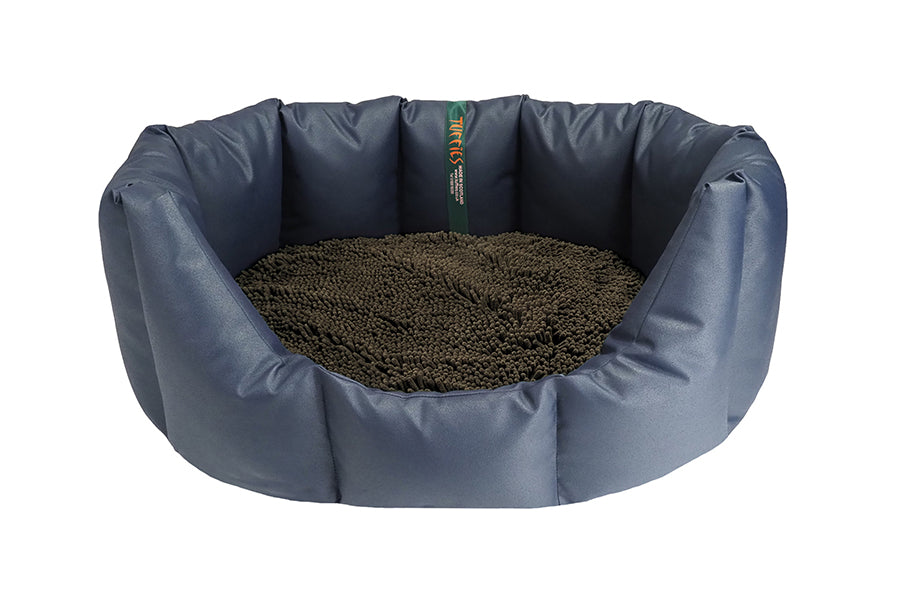 (Easy Access Navy with Brown Dog Dryer)