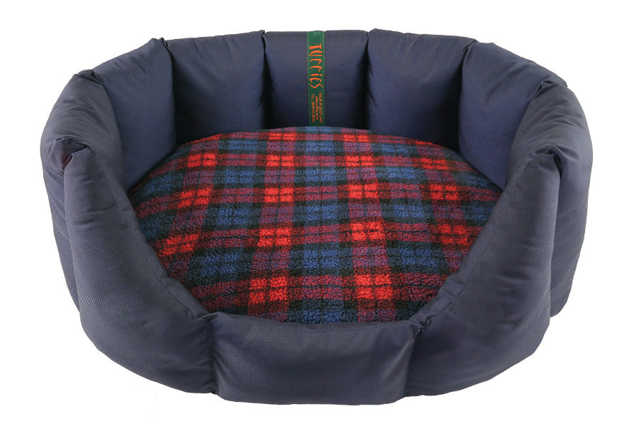 (Easy Access Navy with Red Tartan)