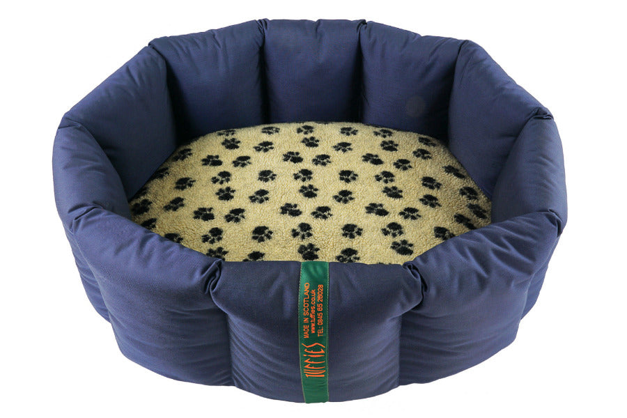 (Full Nest Navy with Paw Print)