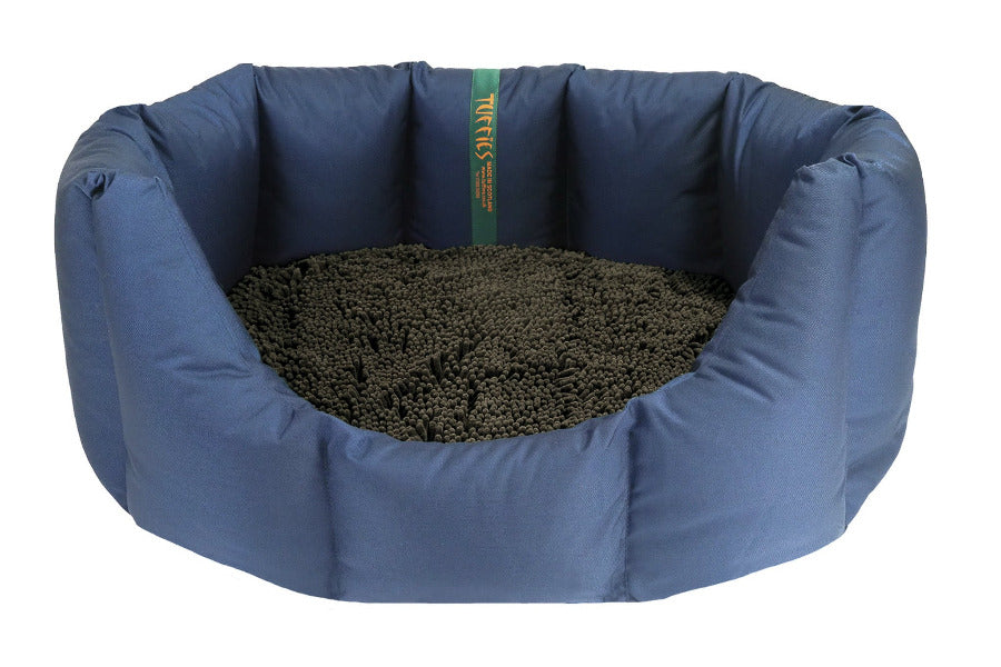 (Easy Access Navy with Brown Dog Dryer)