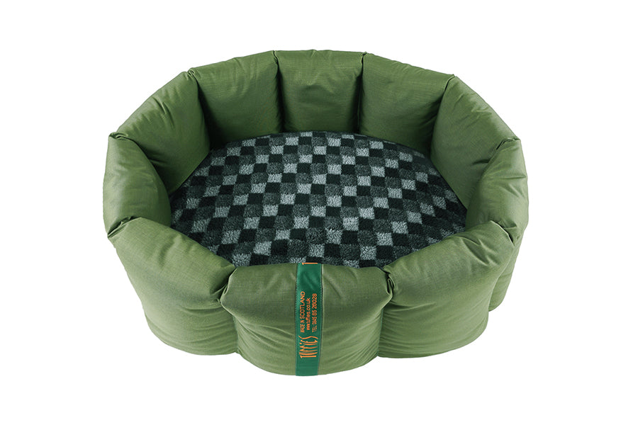 (Full Nest Olive with Grey Check)