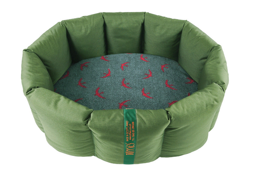 (Full Nest Olive with Red Swift)