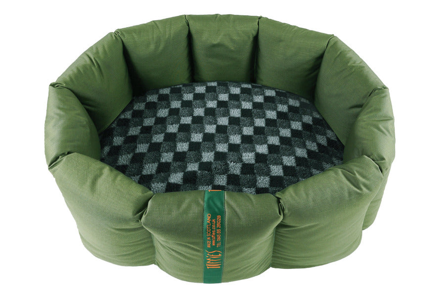 (Full Nest Olive with Grey Check)