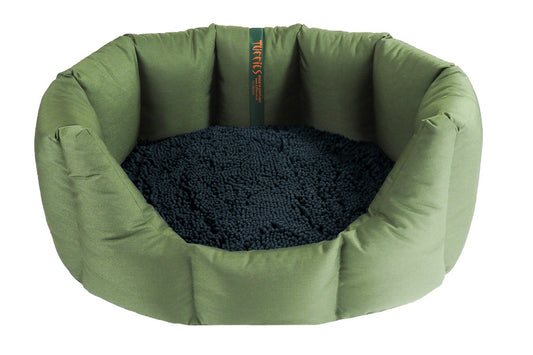 (Easy Access Olive with Navy Dog Dryer)