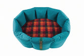(Full Nest Teal with Autumn Check)