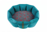(Full Nest Teal with Red Swift)