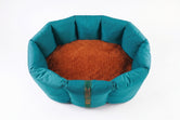 (Full Nest Teal with Burnt Orange)
