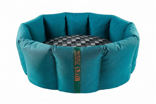 (Full Nest Teal with Grey Check)