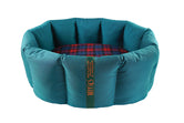 (Full Nest Teal with Red Tartan)