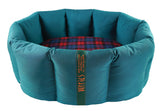 (Full Nest Teal with Red Tartan)