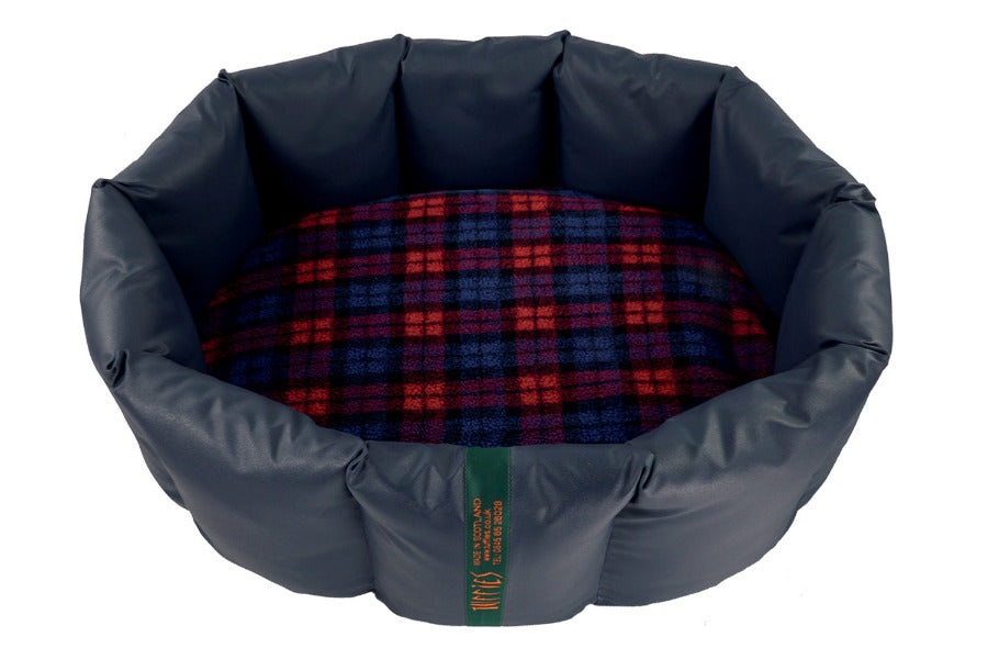 (Full Nest Navy with Red Tartan)