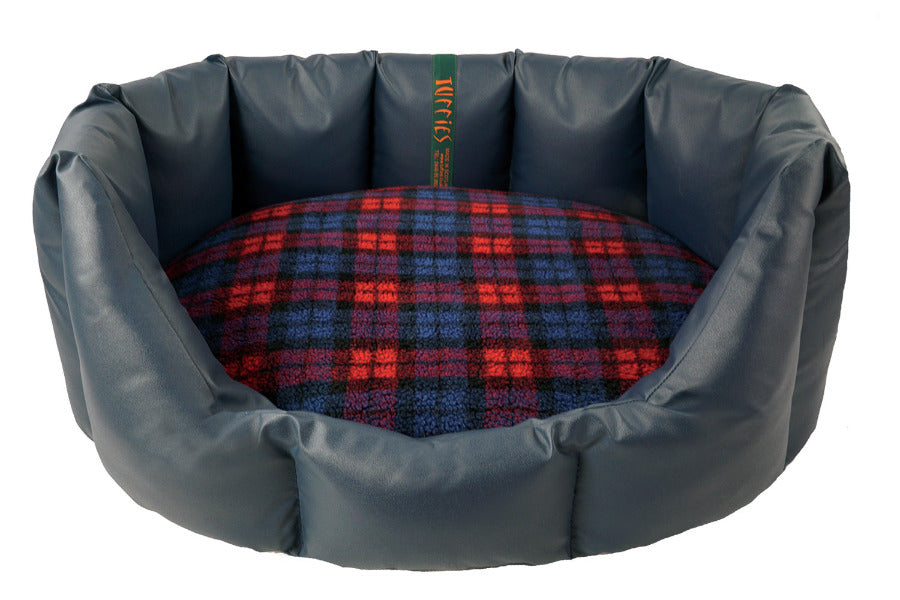 (Easy Access Navy with Red Tartan)